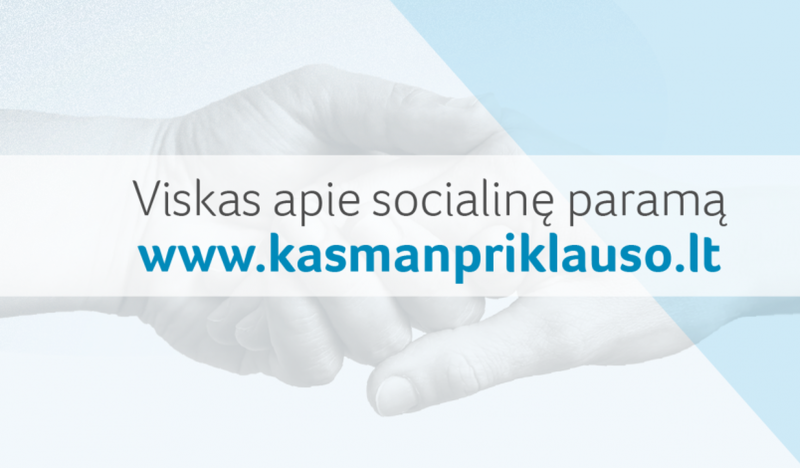 Socialinė parama: kas man priklauso?