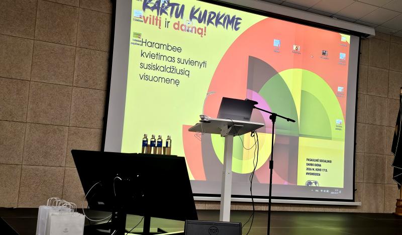 Mokslinė-praktinė konferencija socialinių paslaugų asmens namuose tema