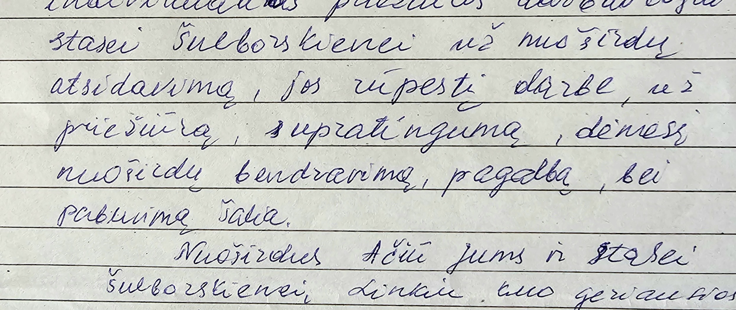 Kai darbas virsta nuoširdžia bendryste
