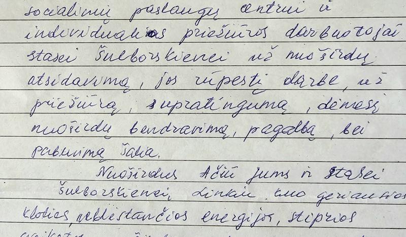 Kai darbas virsta nuoširdžia bendryste