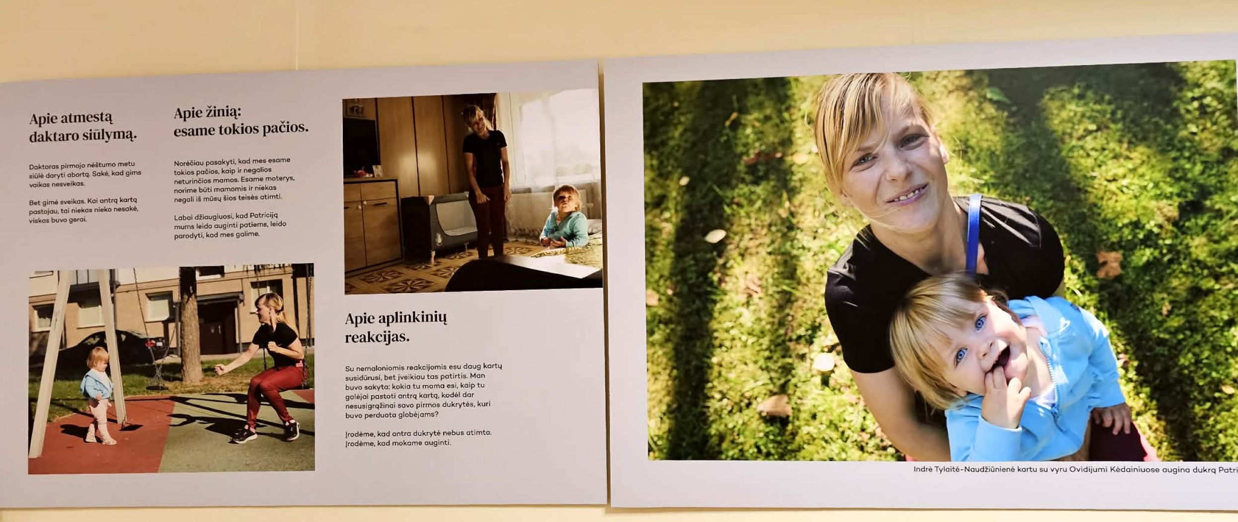 Fotografijų paroda „Motinystė ir negalia"