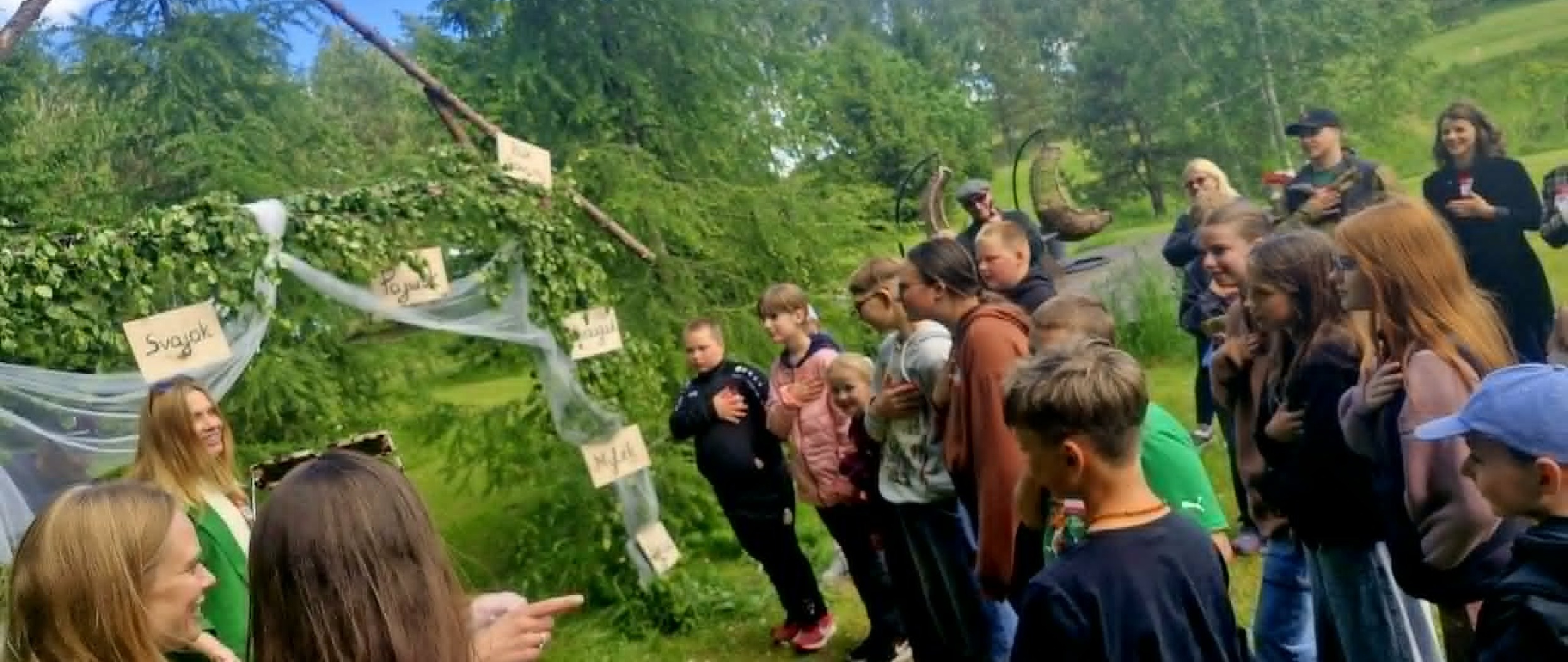 Kirklionių kaime surengta dienos stovykla vaikams