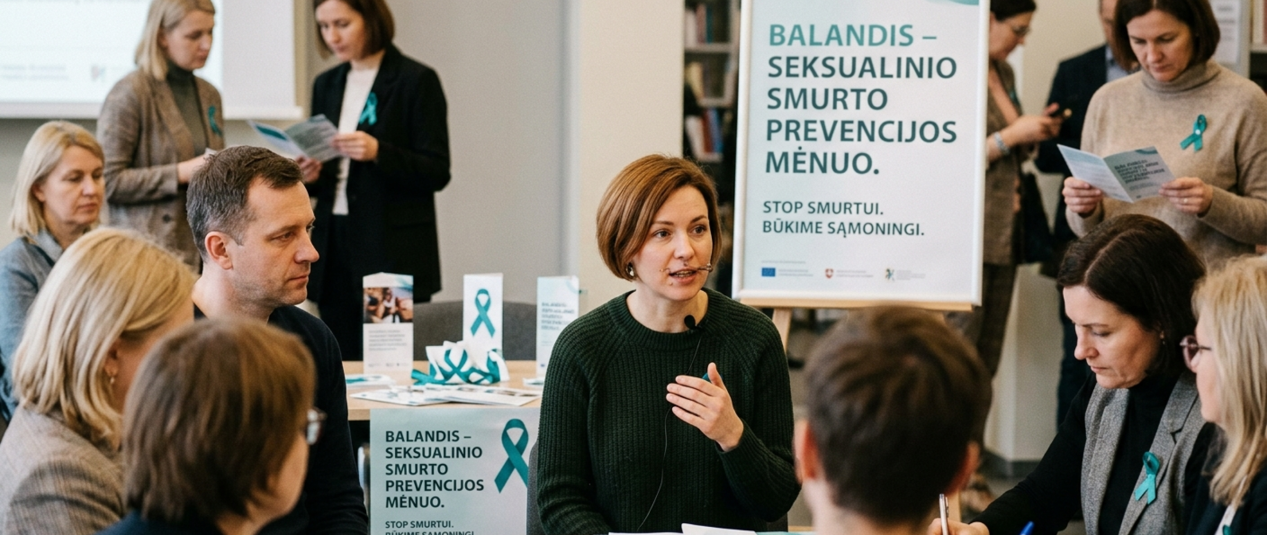 Balandis – seksualinio smurto prevencijos mėnuo