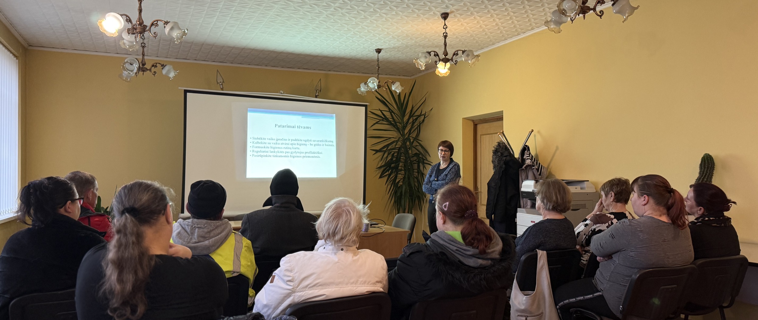 Paskaita  apie piniginę socialinę paramą bei tikslingą jos panaudojimą