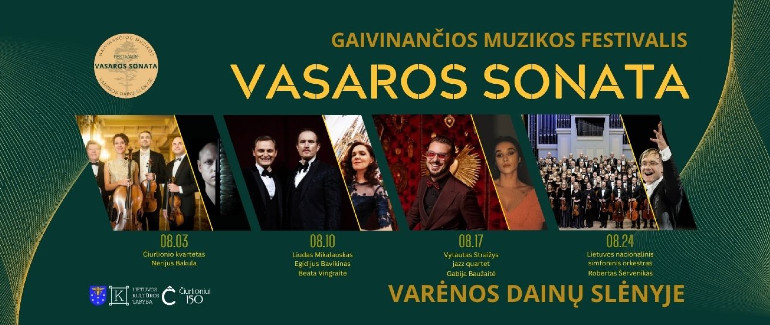 Rugpjūčio sekmadienių magija profesionaliosios muzikos festivalyje „Vasaros sonata“